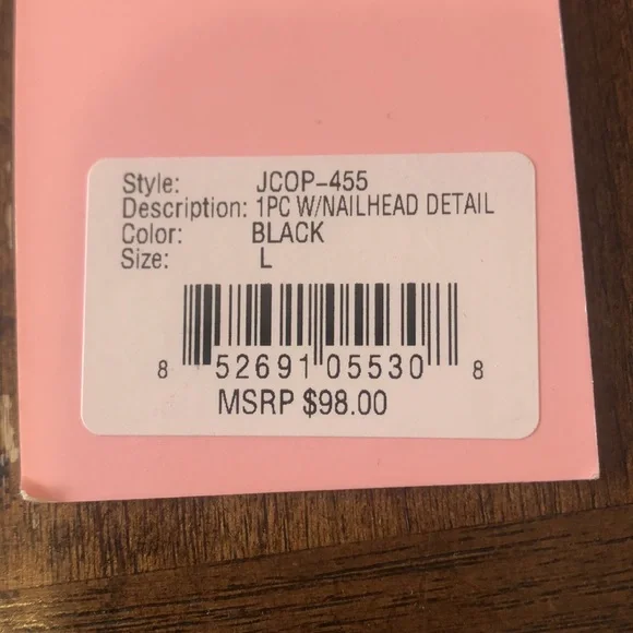 JUICY COUTURE Nailhead Black one piece swimsuit - Picture 5 of 12